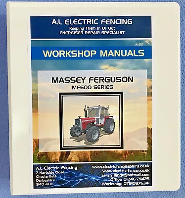 Massey Ferguson 600 Series Workshop  ManualMF600 Workshop Manual - Free Postage • £39.99