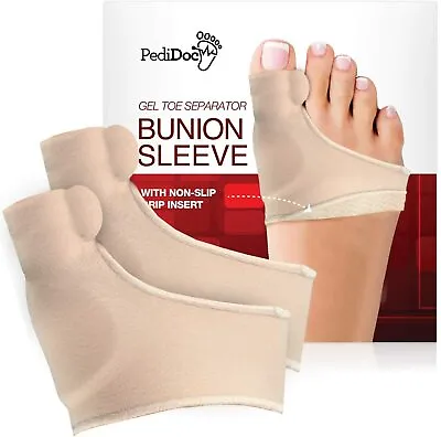 Bunion Corrector Gel Pad Relief Sleeves Top Quality With Durable Gel Toe Spacer • $11.99