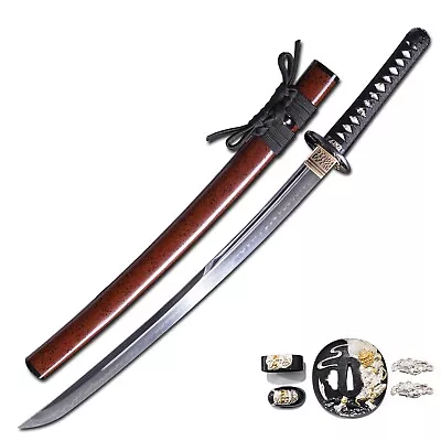 MURASAME Clay Tempered T10 Steel Wakizashi Sword Real Unkubi-Zukurai Razor Sharp • $249.99