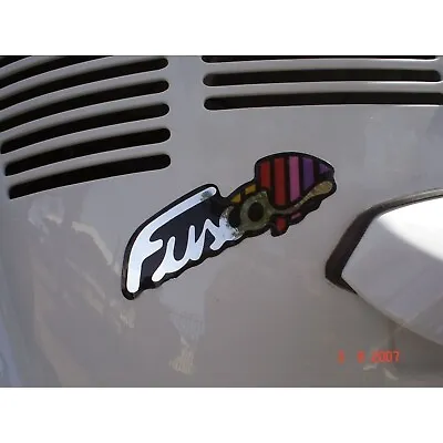 VW BUG VINTAGE EMBLEM Fusca Script BEETLE TYPE 1 T1 Colorful Logo Classic Itamar • $10