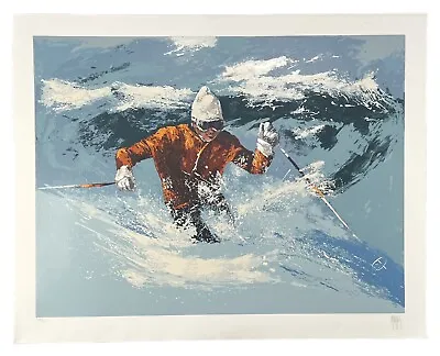 Mark King  Powder Skier  Hand Signed & Numbered • $299.99