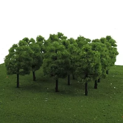 20pcs Miniature Scenery Model Pine Trees Green Pines For HO O N Z Scale • $7.88