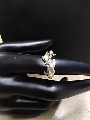 925 Sterling Dolphin Ring By Kabana Size 6.5 5.4 Grams • $38.07