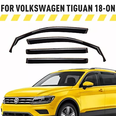 Rain Guards Vent Visors Shade For 2018-2024 Volkswagen (VW) Tiguan • $62.99