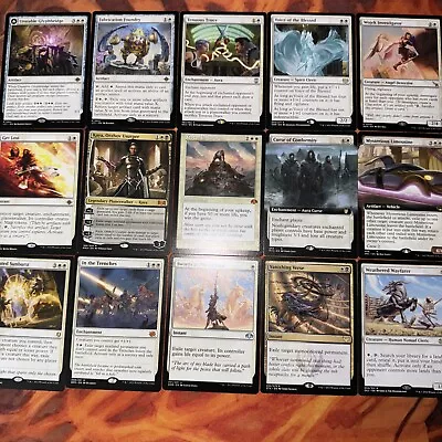 MTG *Legendary- White Commander Lot X15 New- Magic The Gathering: Rare TCG Lot • $25