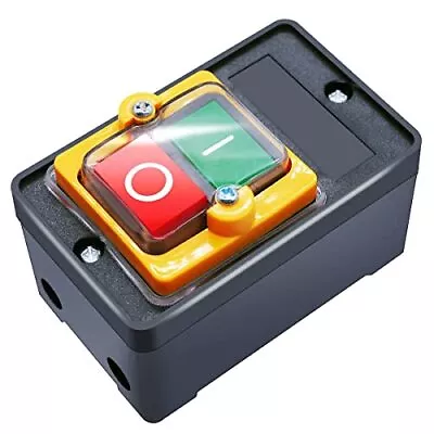 220V/380V Push Button Switch On Off Start Stop 3 Phase Motor Switch With Box • $16.55