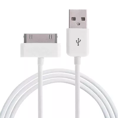 30 Pin Cable USB Data Sync Charger Lead For Apple IPhone 4s 4 3GS 3G IPad 1 2 3 • £2.94