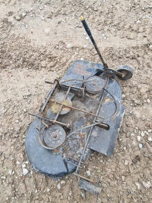 £85 • Buy Rally Roper Ride On Lawn Mower Cutting Deck Twin Blade Husqvarna Mulching 