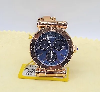 New Invicta Subaqua Rose Gold Tone+blue Mop Sub Dialbracelet Watch 24429 • $84.90