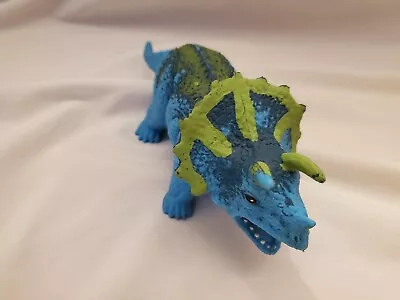 Vintage 2003 Toy Major Trading Company Triceratops Dinosaur Squishy Bean Toy • $10