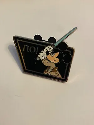 Disney Star Wars Pin Badge Mickey As Luke Skywalker Mystery Quotes No Star Tours • $12.43