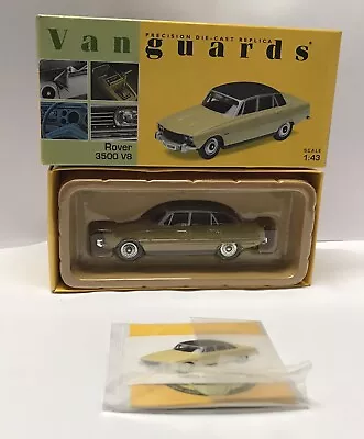 Vanguards Lledo 1:43 Rover 3500 V8 Almond VA06500 Diecast Model Car Toy P6. • £21.99