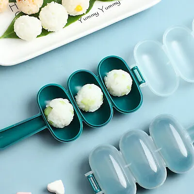 $12.59 • Buy 2 Sets Rice Ball Shaker DIY Rice Baller Shakers Lunch Maker Mould Kitchen Tools