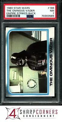 1980 Star Wars Empire Strikes Back #186 The Ominous Darth Vader Psa 7 • $2.25