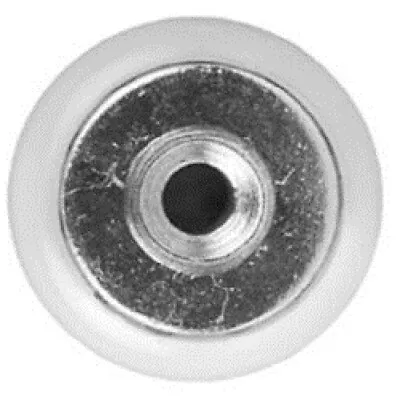 Rolltrak Spares SHOWER SCREEN CONCAVE ROLLER 4340 19mm 8kg Capacity WHITE  • $43.95