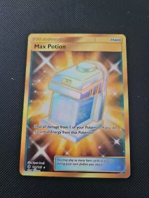 Pokemon Card - Max Potion 164/145 Guardians Rising Gold Holo • $8.70