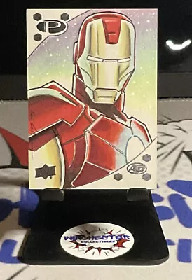 2017 Upper Deck Marvel Premier Sketch Card Of Iron Man By Eric Lehtonen 1/1 • $150