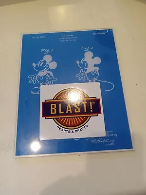 Disney 1930s Mickey Mouse Artwork  Signed Blast Arts And Crafts Frameable Decor^ • $14
