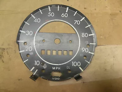 Early 1970's VW Beetle Speedometer Face 0-100 Mph • $10