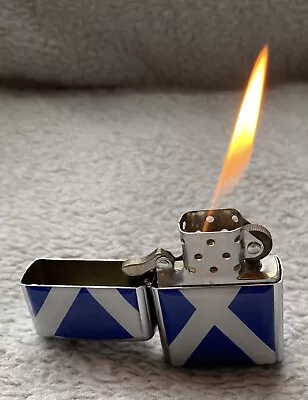 £3.50 • Buy Saltire Petrol Lighter Windproof Refillable Gift*