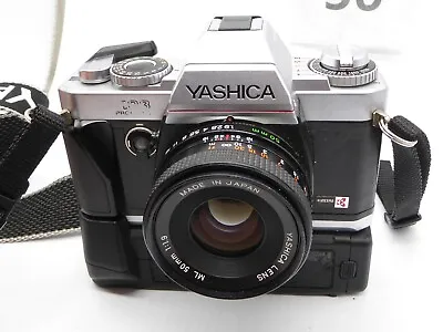 Yashica FX-103 Program Film Camera Yashica 50mm F1.9 Prime + Cap + Filter Works • £79.99