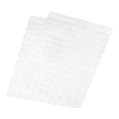 12mm Dia PVC Self Adhesive Screw Hole Cover Stickers White 2 Sheet/280pcs • £4.93