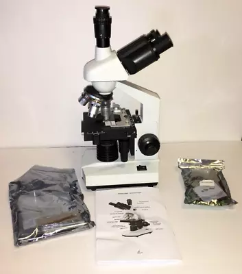 Trinocular Professional Compound Microscope - New Open Box • $148.77