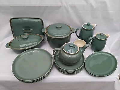 Denby Manor Green Tableware Coffee Pots Tea Pot Sugar Bowl Casserole Dishes • £11.99