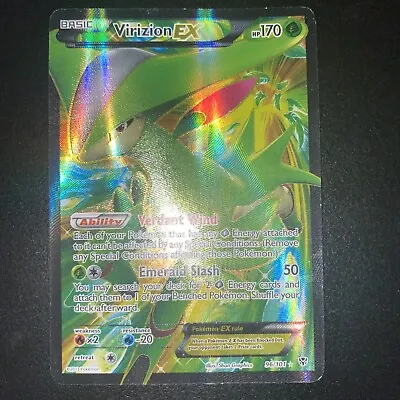 Pokémon TCG Virizion-EX Plasma Blast 96 Holo Full Art • $19.99