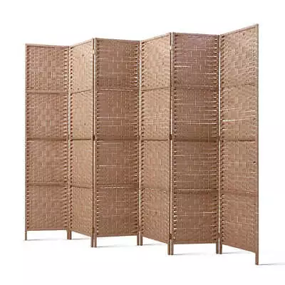 Artiss 6 Panel Room Divider Screen Privacy Timber Foldable Dividers Stand Natura • $228.99