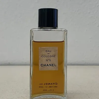 Vintage Chanel No 5 2Oz EAU DE COLOGNE 1930’s - 1950’s 95% Full Authentic NYC !! • $75.99