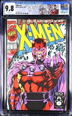 X-Men 1 (1991 Marvel) CGC 9.8! 💥 Magneto Cover! Custom Label! 💥 • $94.99