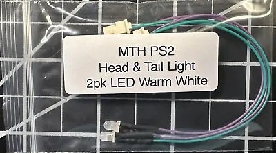 MTH Proto Sound 2 LED Replacement Headlight 2mm Warm White *2pk* • $16.99