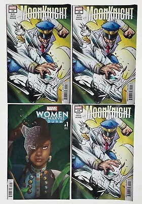 MOON KNIGHT # 19 WOMEN OF MARVEL # 1 VARIANT Marvel 4 Comic Book LOT Brand New • $9.99