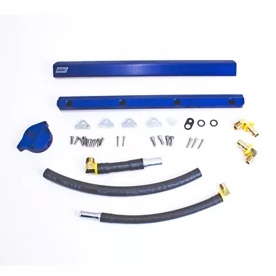 BBK Performance 5010 High-Flow Billet Aluminum Fuel Rail Kit Fits 86-93 Mustang • $269.99