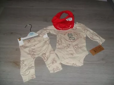 Baby My First Christmas Outfit (First Size Up To 9lb 4.1kg) 3 Piece Set - NEW • £8.50