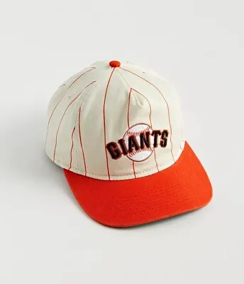 New Era San Francisco Giants MLB Orange Pinstripe Golfer Snapback Hat Cap UO EXC • $25