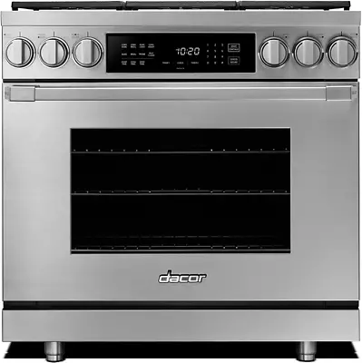 Dacor Professional HDPR36SNG 36  Freestanding Stainless Steel Dual-Fuel Range • $4699.99