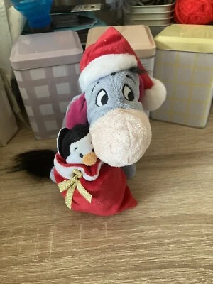 £0.99 • Buy Winnie The Pooh Eeyore Santa Soft Toy