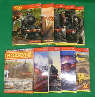 HORNBY OO Gauge Model Railways Catalogues 2011 - 2020 - USED See Description • £9.99