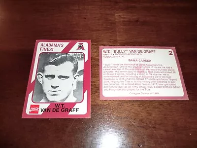 1989 Collegiate Collection Coca-Cola Alabama Finest Football Set Break #251-500 • $0.99