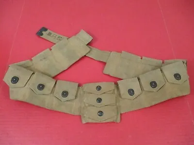 WWI US Army M1912 Cavalry Bandolier Cartridge Belt - Mills 1918 - XLNT - RARE 2 • $449.99