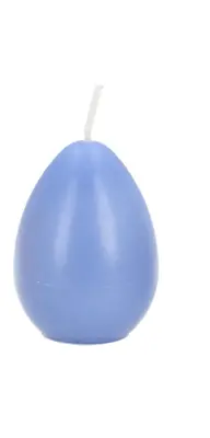 Blue Egg Candle Oval Egg Shape Candle Easter Candle Easter Egg Decoration • £3.50