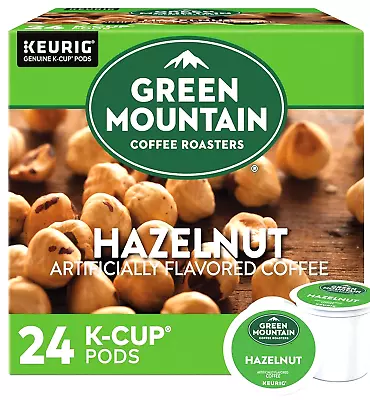 Green Mountain Coffee Hazelnut Flavored K-Cup Pods Light Roast 24 Count • $11