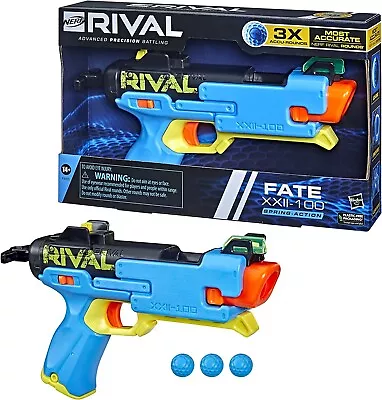 $79 • Buy NERF Rival Fate XXII-100 Blaster Most Accurate Rival System Ages 14+ Toy Gun