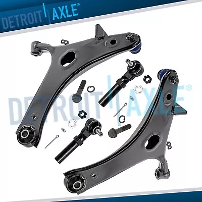 Front Lower Control Arms Tie Rods Kit For 2011 2012 2013 Subaru Forester Impreza • $137.17