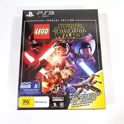 Lego Star Wars The Force Awakens Special Edition PS3 PlayStation 3 AUS PAL NEW • $49