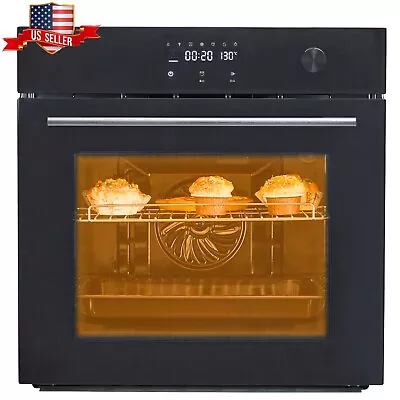 24  Built-in Single Wall Oven 2.5Cu.ft Convection Oven 3000W W/ 8 Cooking Modes • $432.25