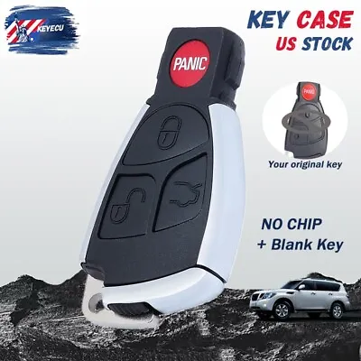 Modified Remote Key Shell Case 3B+Panic For Mercedes-Benz E320 CL500 S430 S500 • $15.57