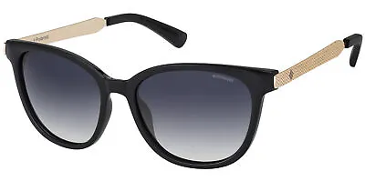 Polaroid Polarized Women's Black/Rose Gold Cat-Eye Sunglasses - PLD5015S 0BMB IX • $19.99